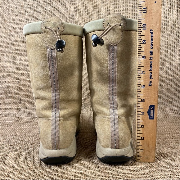 Merrell Boots Natural Shearling Winter Slip On  Size 6.5 - Picture 8 of 10